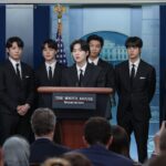 K-pop group BTS makes White House appearance to talk about surge in anti-Asian hate crimes