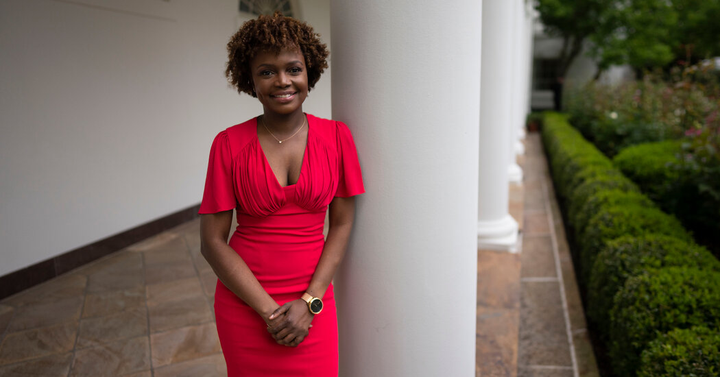 Karine Jean-Pierre’s Unlikely Rise to the White House Lectern