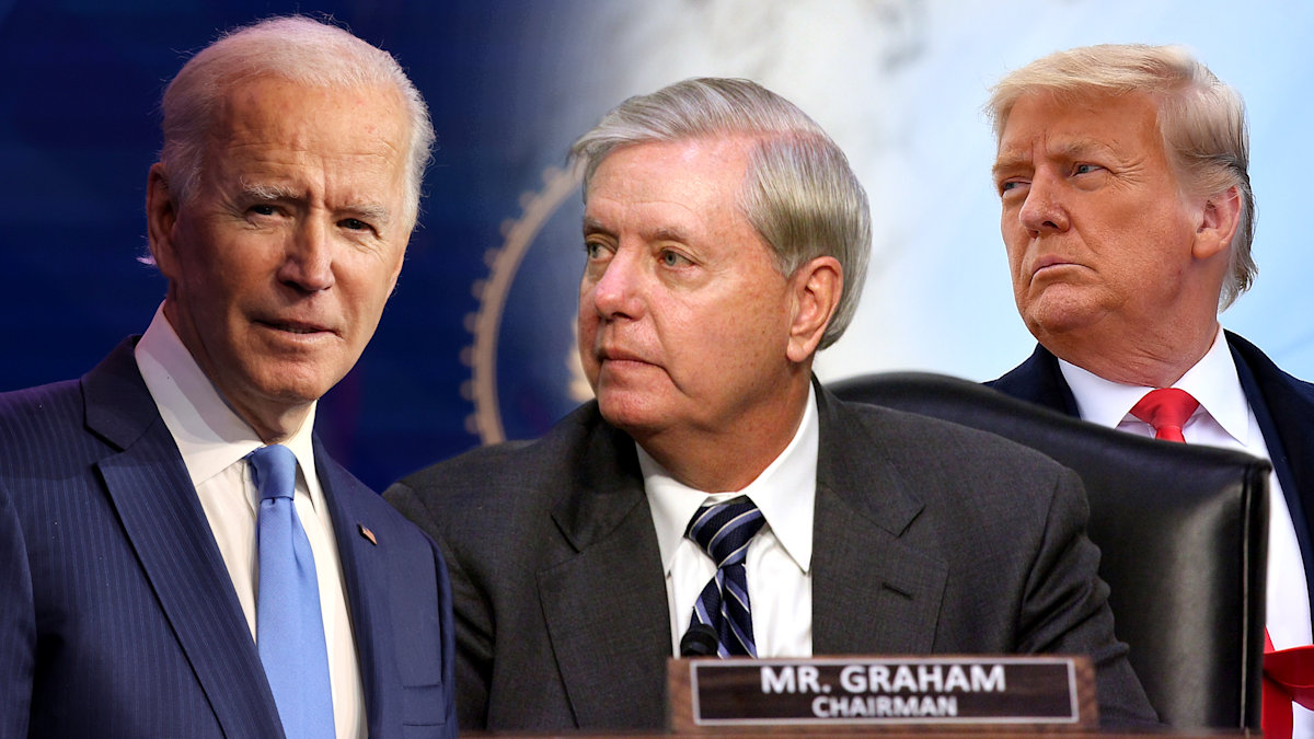 Lindsey Graham praises Biden and condemns Trump in newly released audio recorded during Jan. 6 insurrection