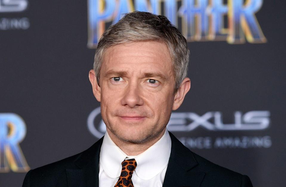 Martin Freeman says filming ‘Black Panther: Wakanda Forever’ without Chadwick Boseman was ‘strange and sad’