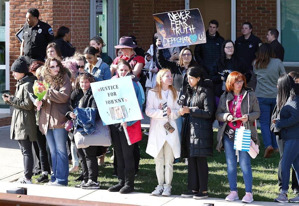 Meet the Fans Who Line Up to Watch Johnny Depp Trial in Person, Including One Who Spent K