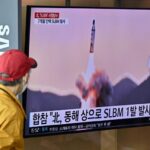 North Korea fires submarine-launched missile after US nuclear warning