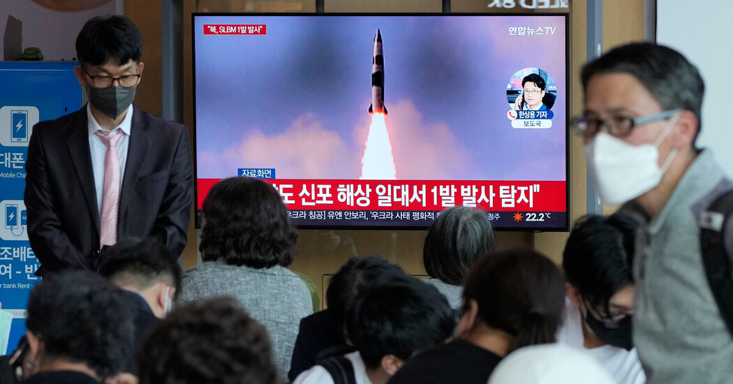 North Korea Tests a Submarine-Launched Missile