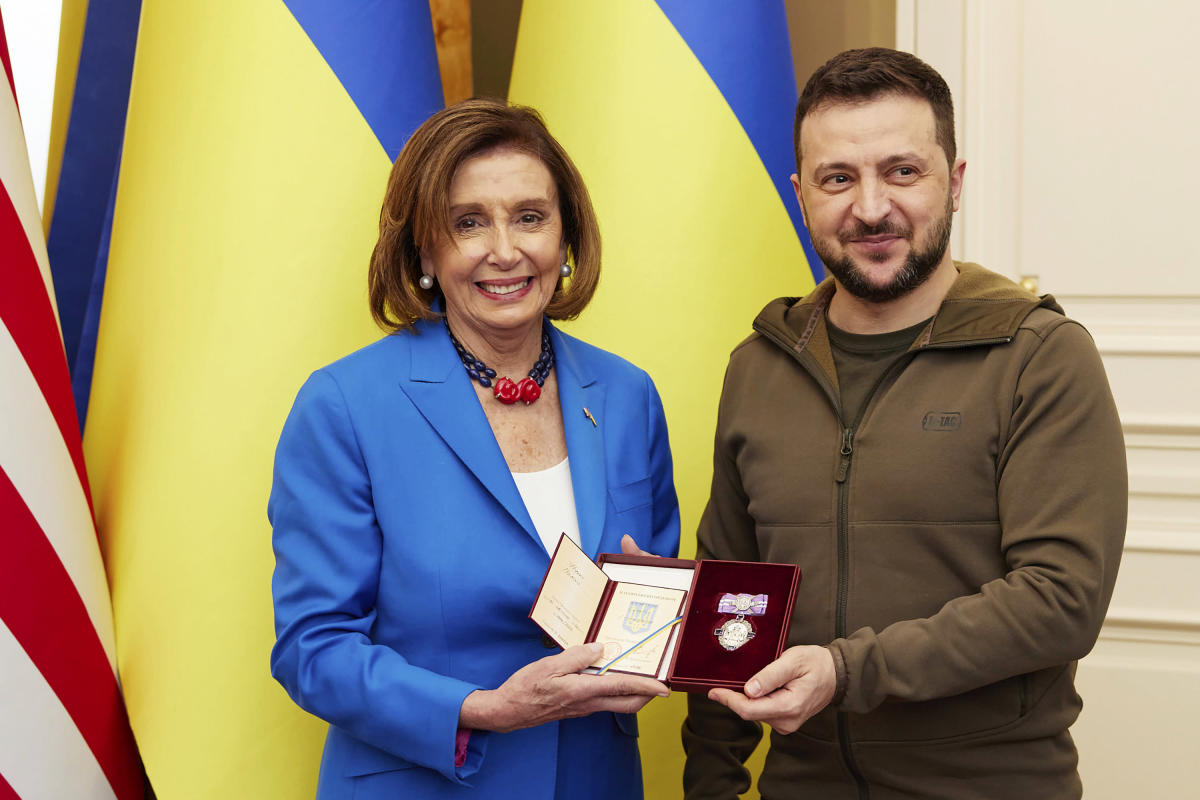 Pelosi, in surprise Kyiv trip, vows unbending US support