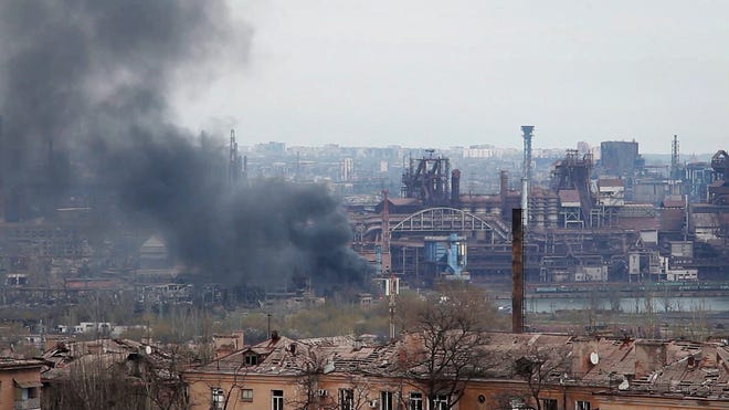 Russian forces storm Mariupol steel plant; Pentagon says Russian gains ‘uneven … slow’ in eastern Ukraine: Live updates