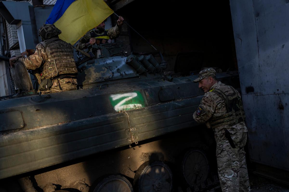 Russian troops entering Sievierodonetsk in eastern Ukraine