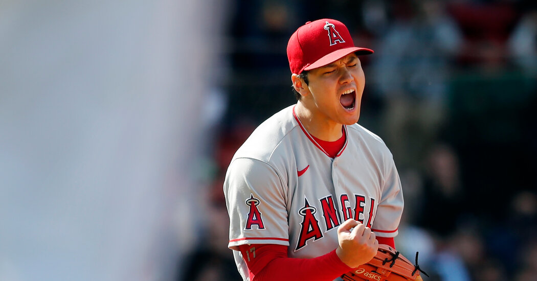 Shohei Ohtani Borrows From Fiction Against Red Sox at Fenway