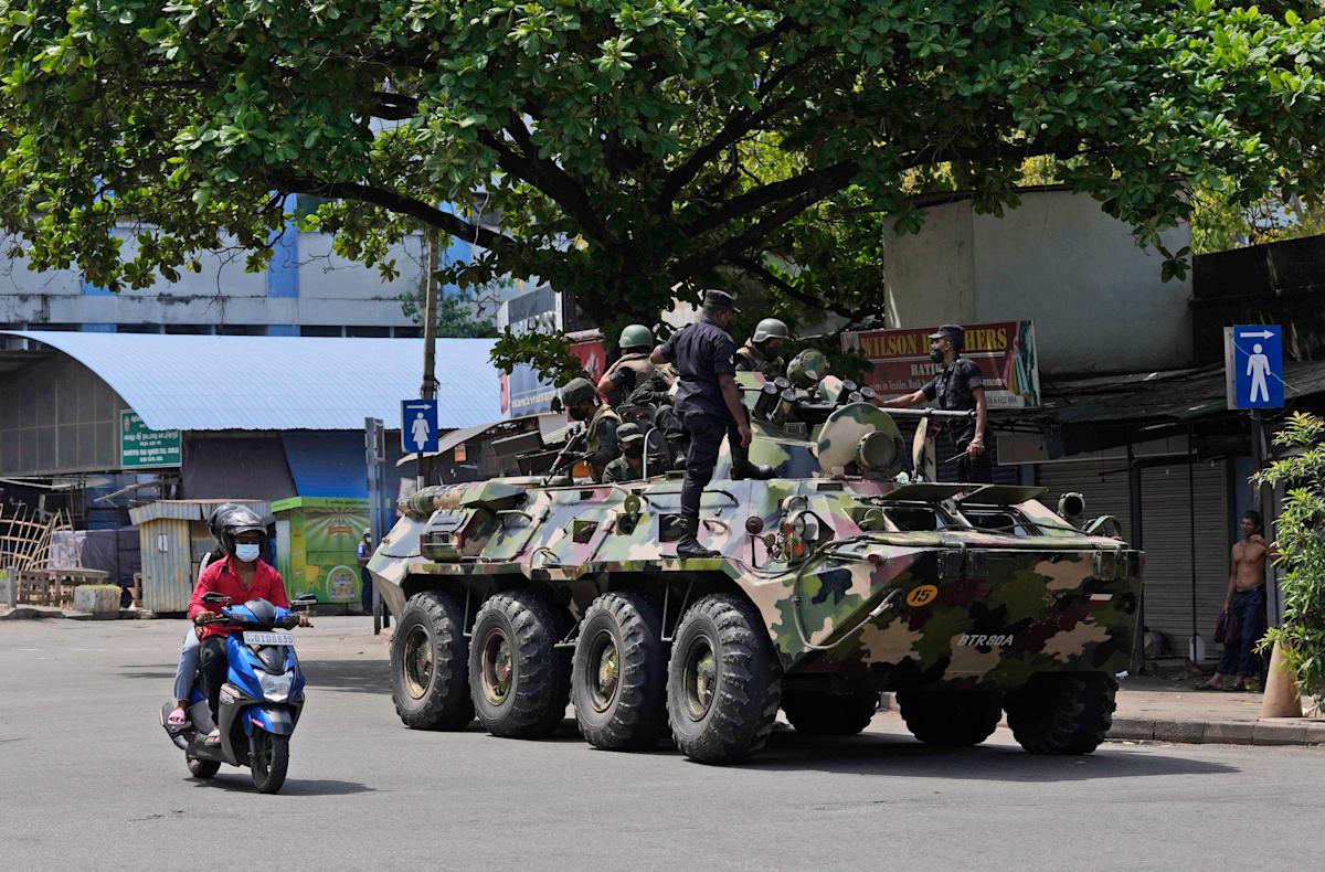 Sri Lanka deploys troops in capital after violence, protests