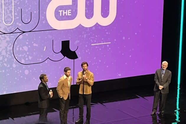 ‘Supernatural’ Trio Jared Padalecki, Jensen Ackles and Misha Collins ‘Pitch’ Reunion Ideas at CW Upfront