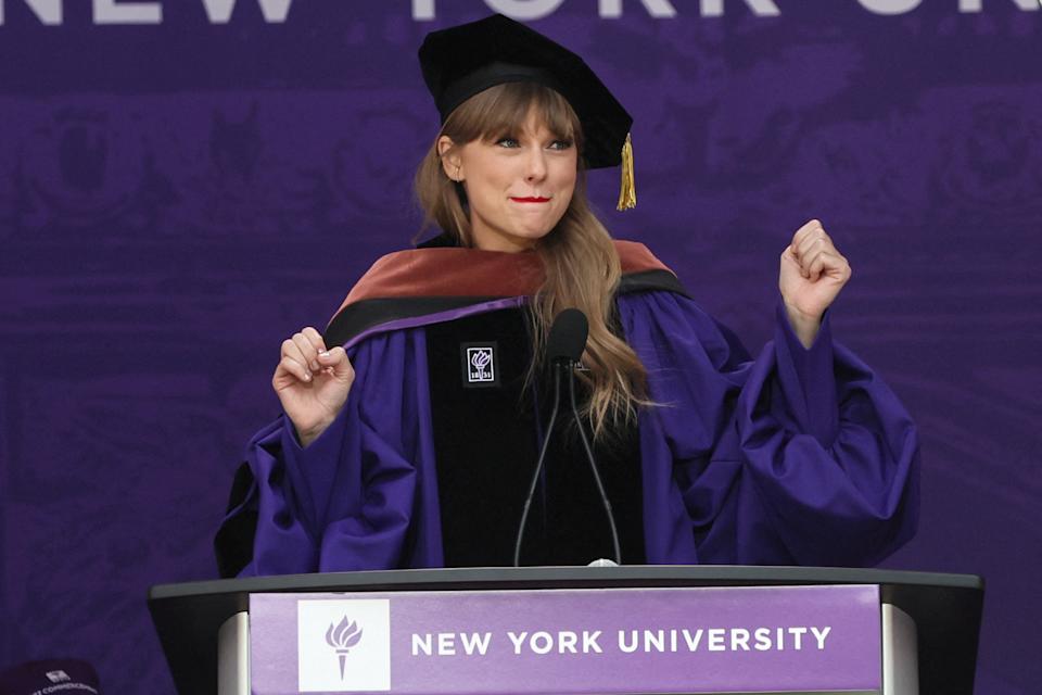 Taylor Swift gives inspiring NYU commencement speech: ‘Mistakes led to the best things in my life’