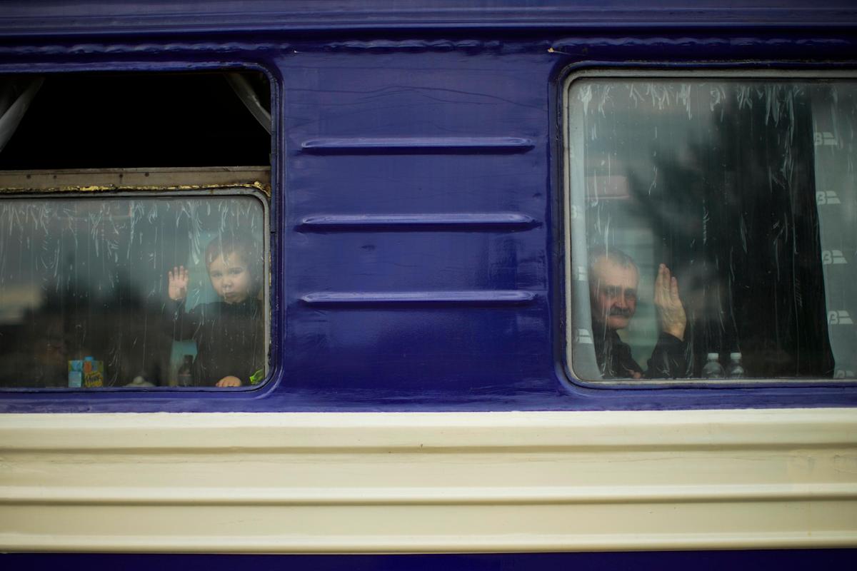 ‘They ruined everything’: Fleeing the devastation in Ukraine