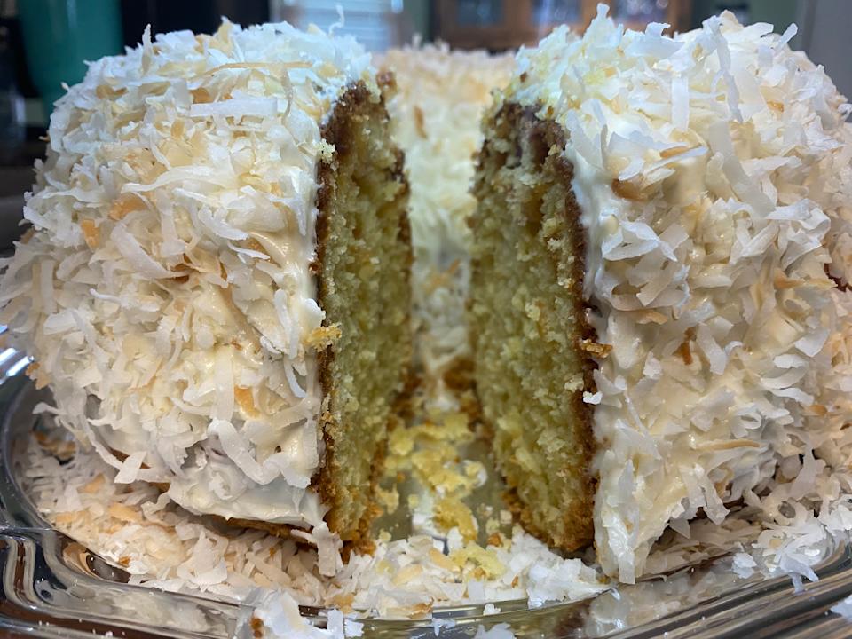 Tom Cruise sends this coconut cake to all of his famous friends — and we tried recreating it at home