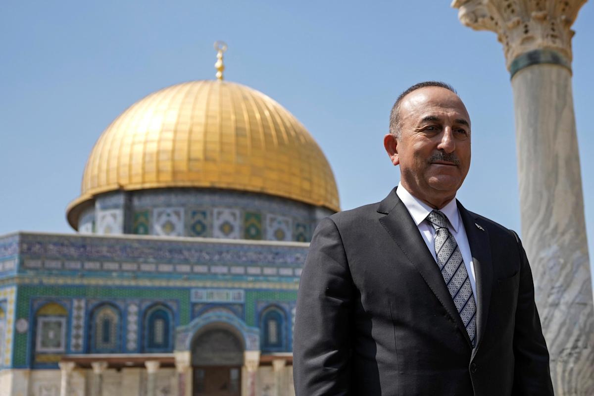 Turkish FM makes rare visit to Israel as nations mend ties