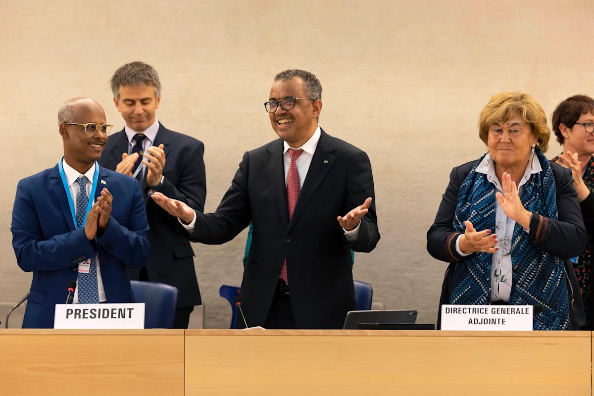 WHO chief Tedros reappointed to second five-year term