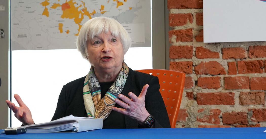 Yellen Calls on Europe to Boost Ukraine Aid