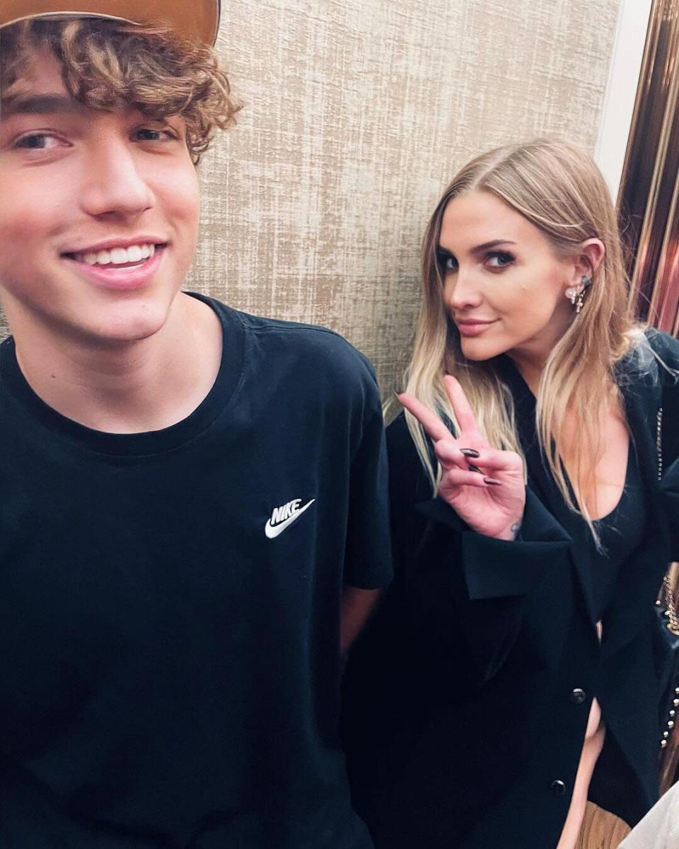 Ashlee Simpson Ross’ Son Bronx, 13, Looks All Grown Up in ‘London Dinner Date’ Photo with Mom