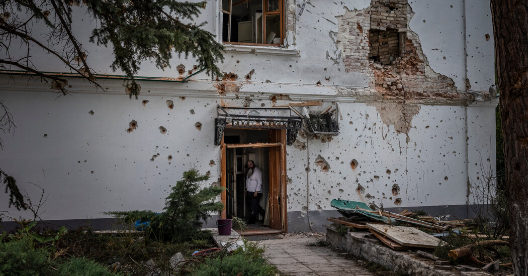 Battered by Russian Shells, a Monastery Remains Loyal to Moscow