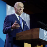 Biden visiting LA port as high inflation persists as threat