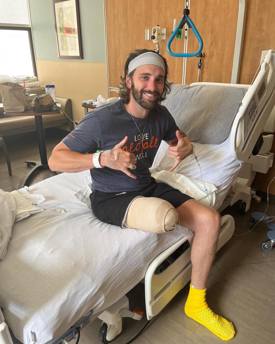 Cam Ayala Takes Fans Inside Recovery as He Practices Walking After Leg Amputation: ‘CAMputee’