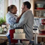 ‘Hustle’: Longtime friends Adam Sandler and Queen Latifah on playing husband and wife, foot rubs and kissing scenes