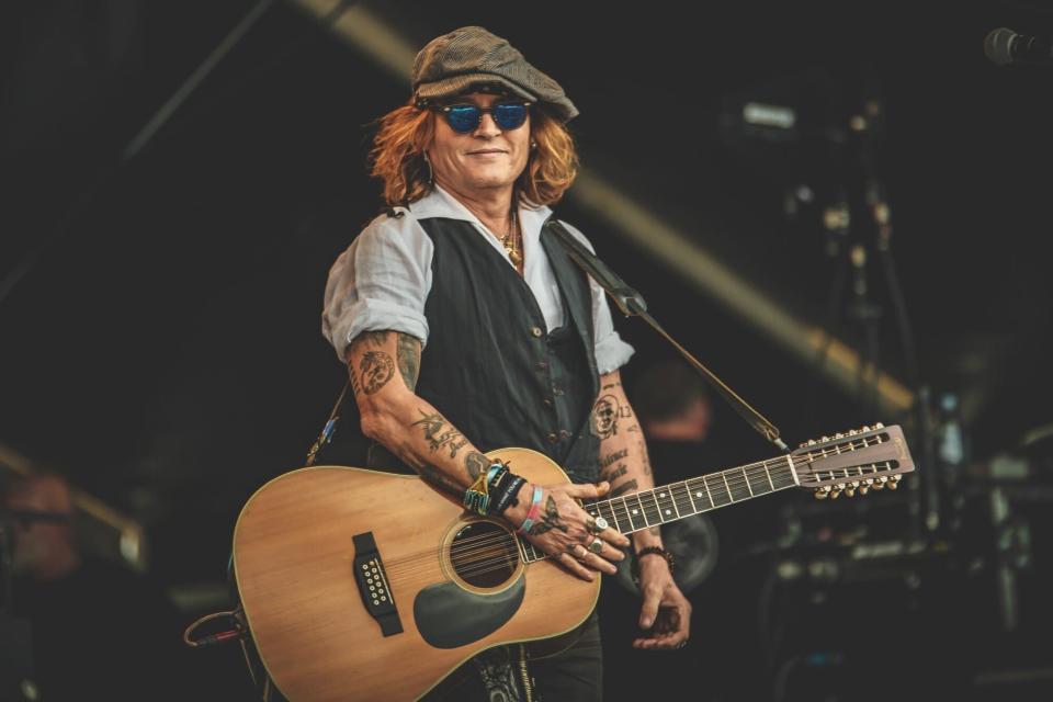 Johnny Depp Reunites with His Hollywood Vampires Band for Overseas Tour Dates After Defamation Trial