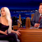 Kim Kardashian halts ‘Tonight Show’ interview to reprimand her kids: ‘Guys, can you stop?’