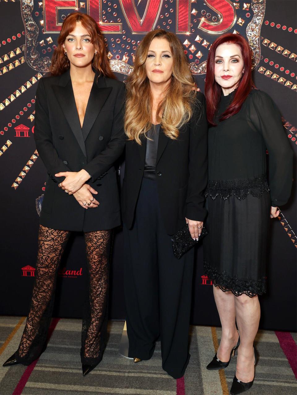 Lisa Marie Presley Makes a Rare Appearance as She Leads 3 Generations at Elvis Premiere