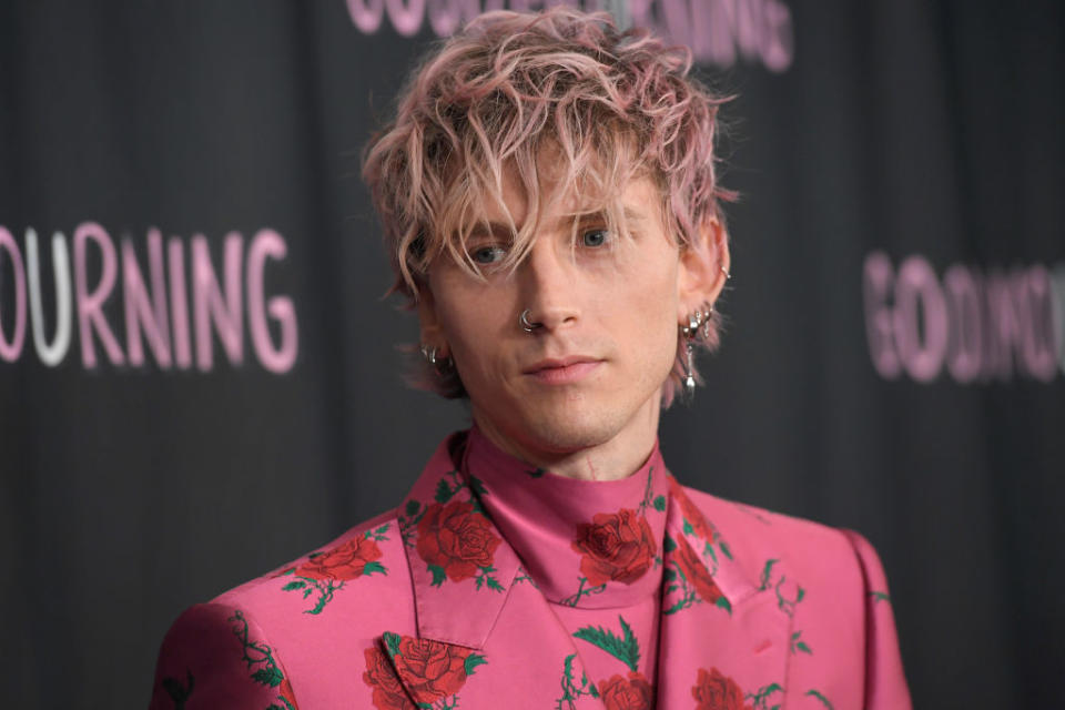 Machine Gun Kelly introduces his long-estranged mom to fans