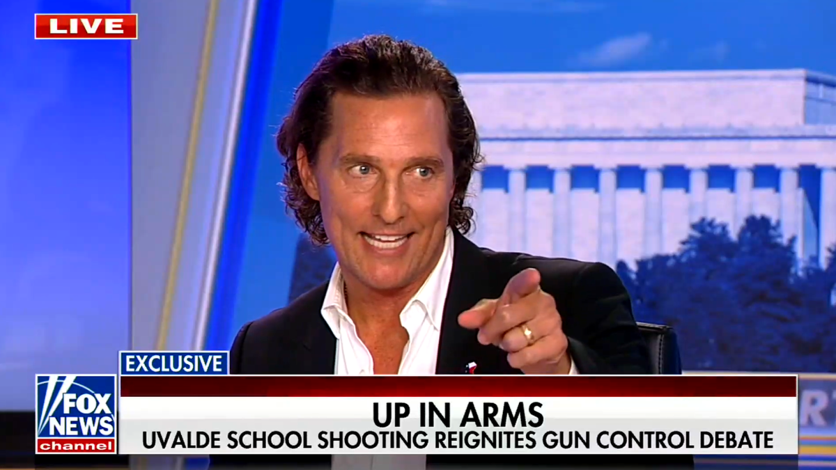 Matthew McConaughey pushes back against common anti-gun control argument