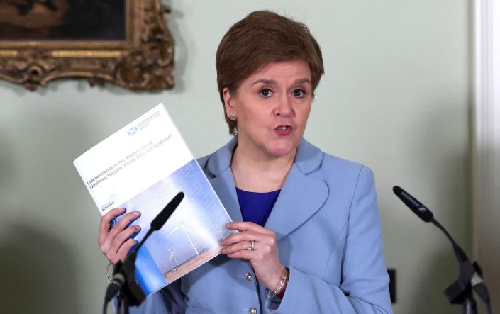 Nicola Sturgeon’s nightmare vision for EU member Scotland makes NI Protocol look like child’s play