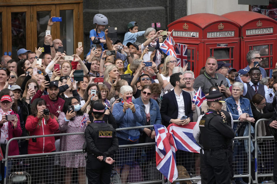 Prince Harry and Meghan make first public appearance of queen’s Platinum Jubilee