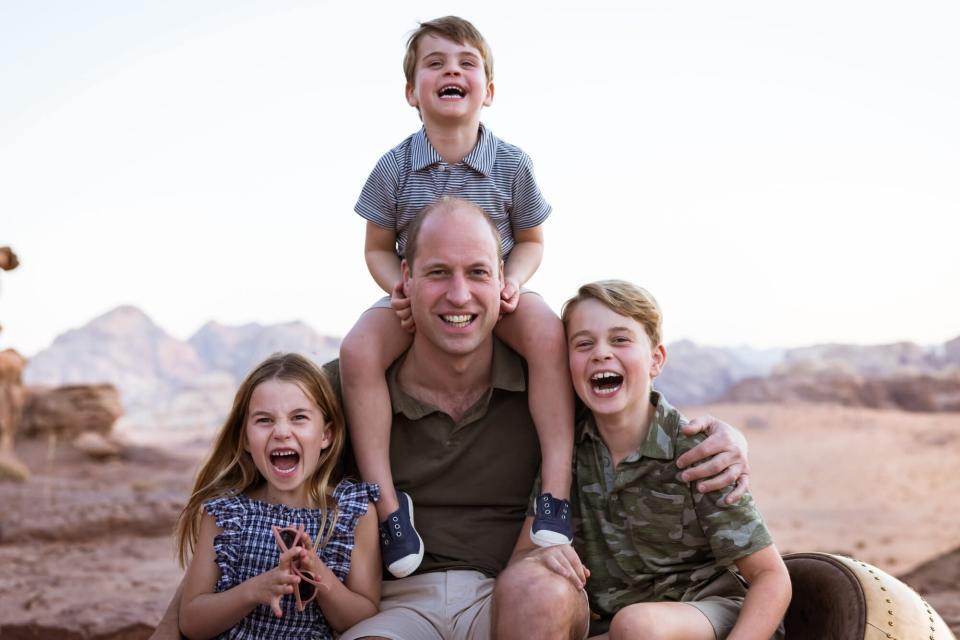 Prince William Marks Father’s Day by Sharing New Photo With Children Charlotte, George and Louis