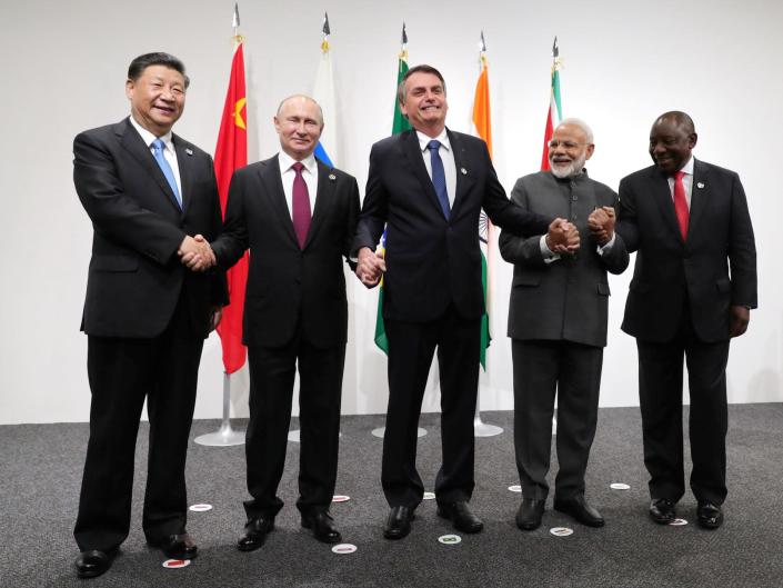 Putin is meeting leaders of China, Brazil, and India, showing Russia still has powerful allies despite the Ukraine invasion