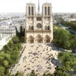 Redesign Around Notre-Dame to Keep Tourists Moving and Lower Temperatures