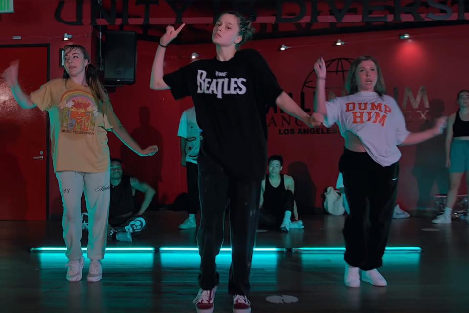 See Shiloh Jolie-Pitt Dance to Doja Cat Song with Choreographed Squad at Elite Dance Studio