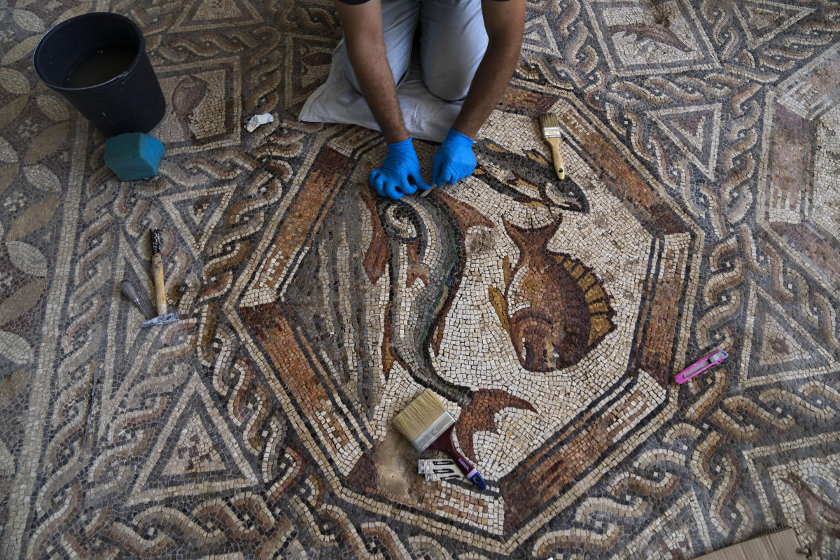 Stunning Roman mosaics return home to new Israeli museum