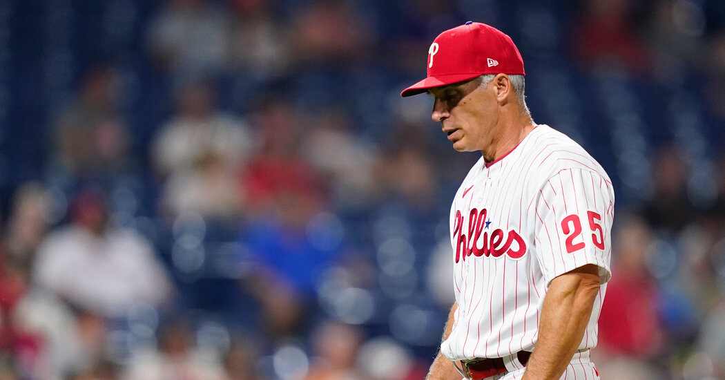 The Phillies Fire Manager Joe Girardi, but Their Flaws Run Deeper