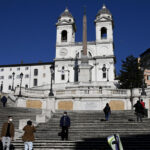 Tourist Damages Rome’s Spanish Steps by Pushing a Scooter Down Them