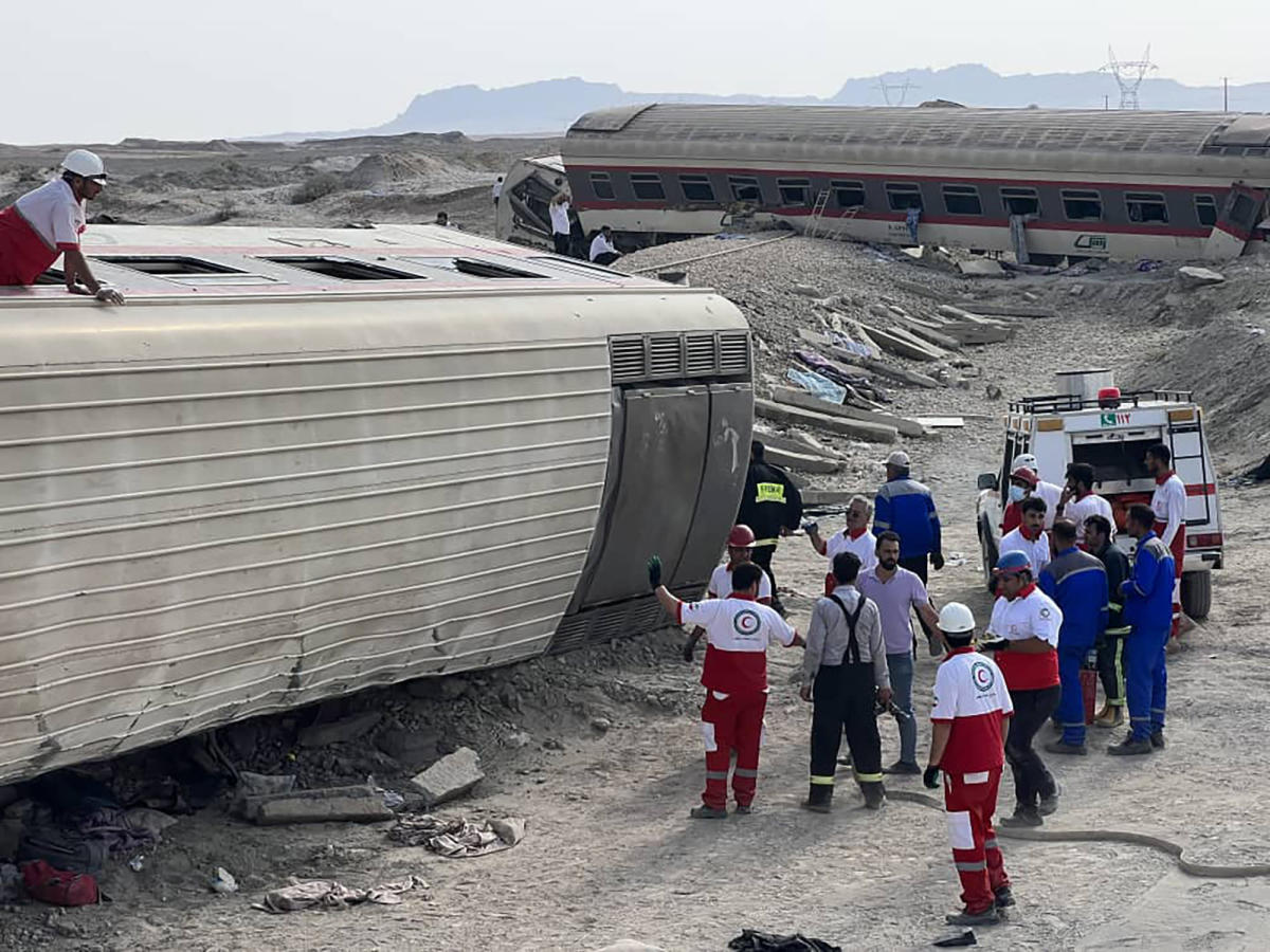 Train derailment in east Iran kills at least 21, injures 87