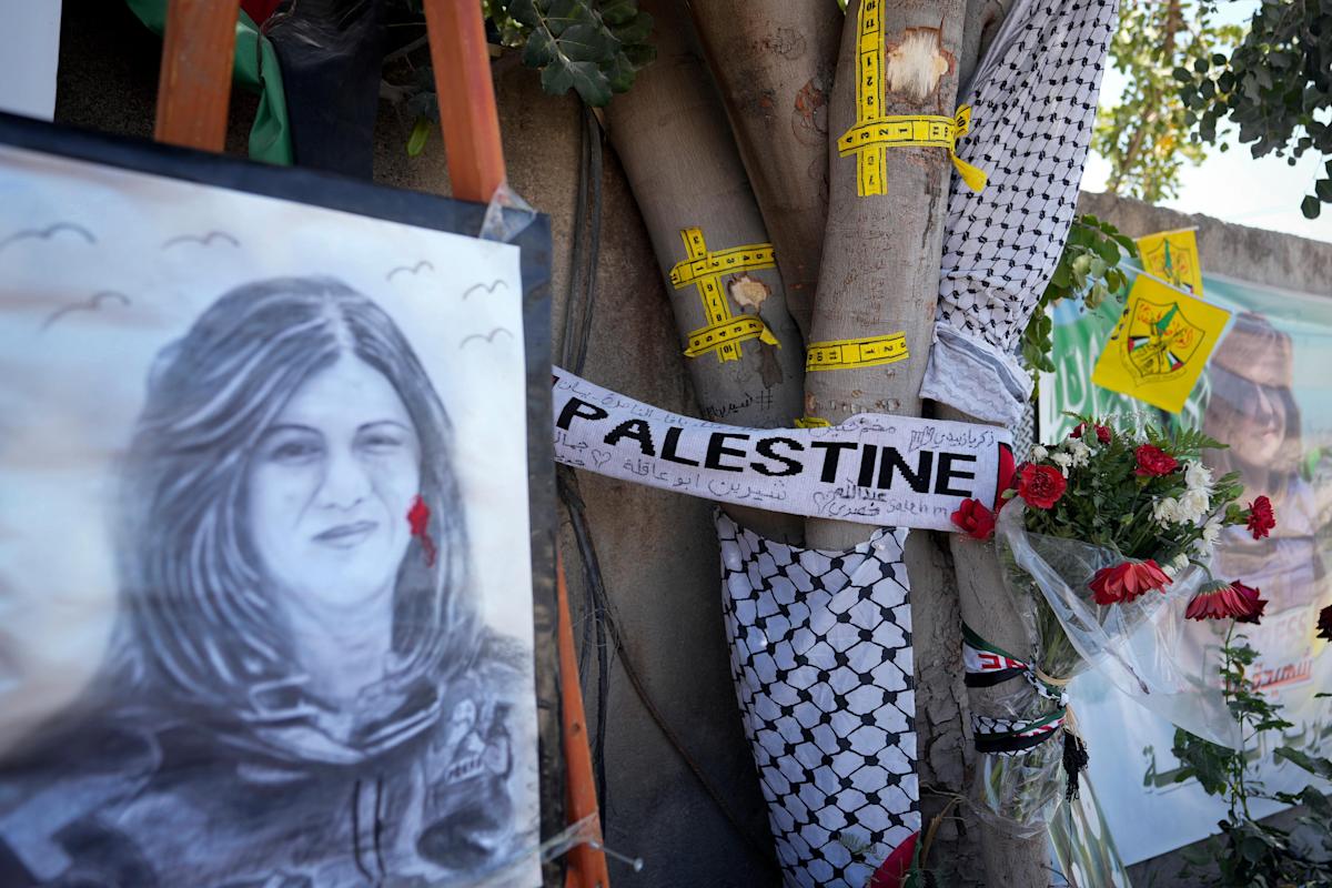 UN names Palestinian media program for slain reporter