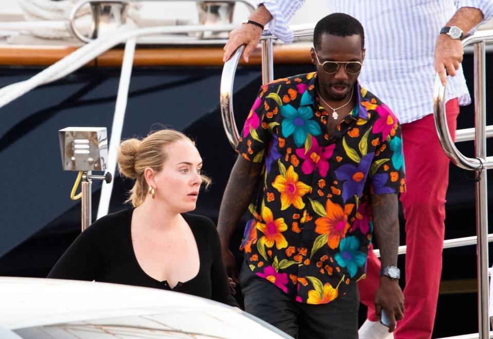 Adele Enjoys Yacht Trip as She Continues Italian Vacation with Boyfriend Rich Paul – See Photos