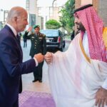 Biden, Saudi crown prince begin big meeting with fist bump