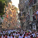 Bulls run in Pamplona for 1st time since 2019; no one gored