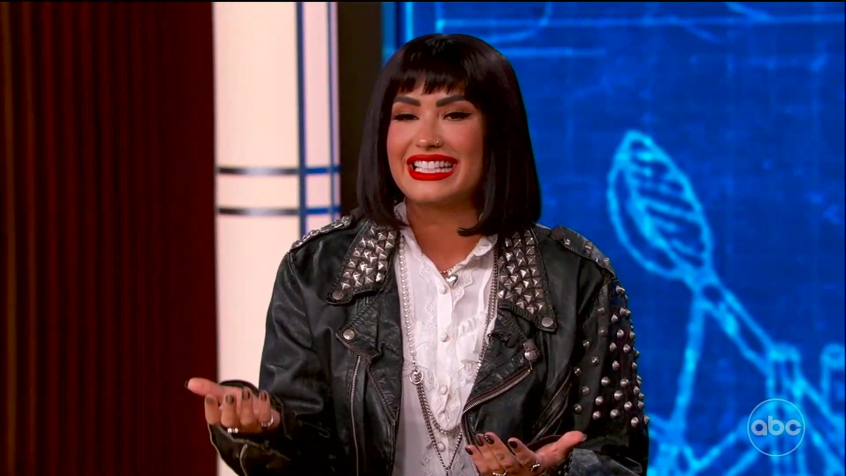 Demi Lovato reveals slightly embarrassing reason for head injury before ‘Kimmel’ appearance