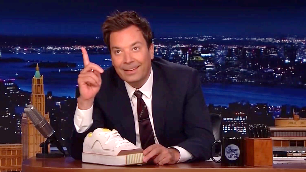 From human blood to jawbreakers, notorious designers make shoe for Jimmy Fallon