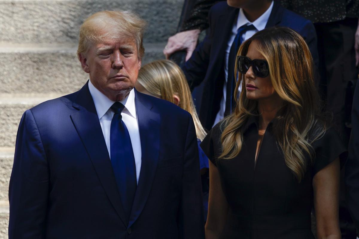 Funeral held for Ivana Trump; ex-president pays tribute