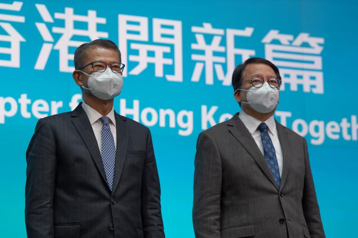 Here Are Hong Kong’s Crackdown Leaders Rewarded in New Cabinet