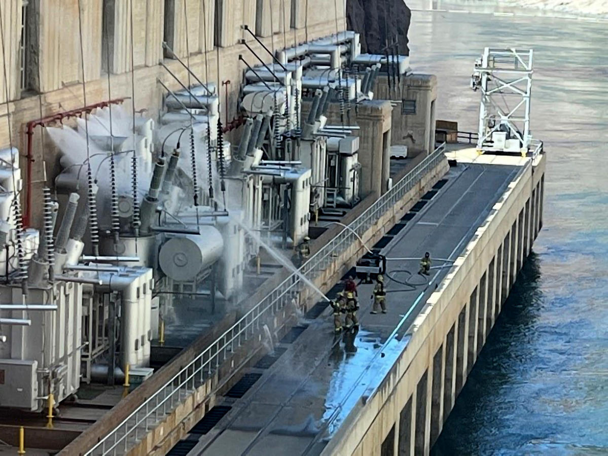 Hoover Dam transformer explodes; no one hurt