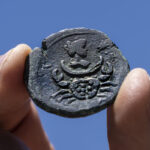 In a first, coin bearing zodiac found off Israel’s coast