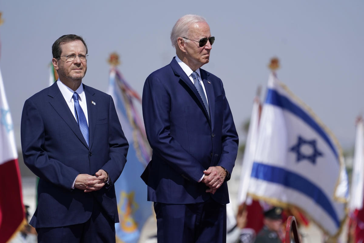 In Mideast, Biden cites ‘bone deep’ bond between US, Israel